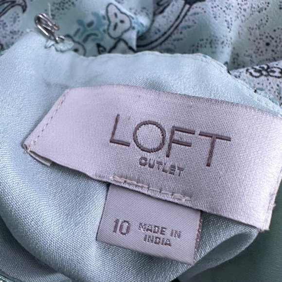 LOFT Mint Green Sleeveless Dress - Picture 2 of 16